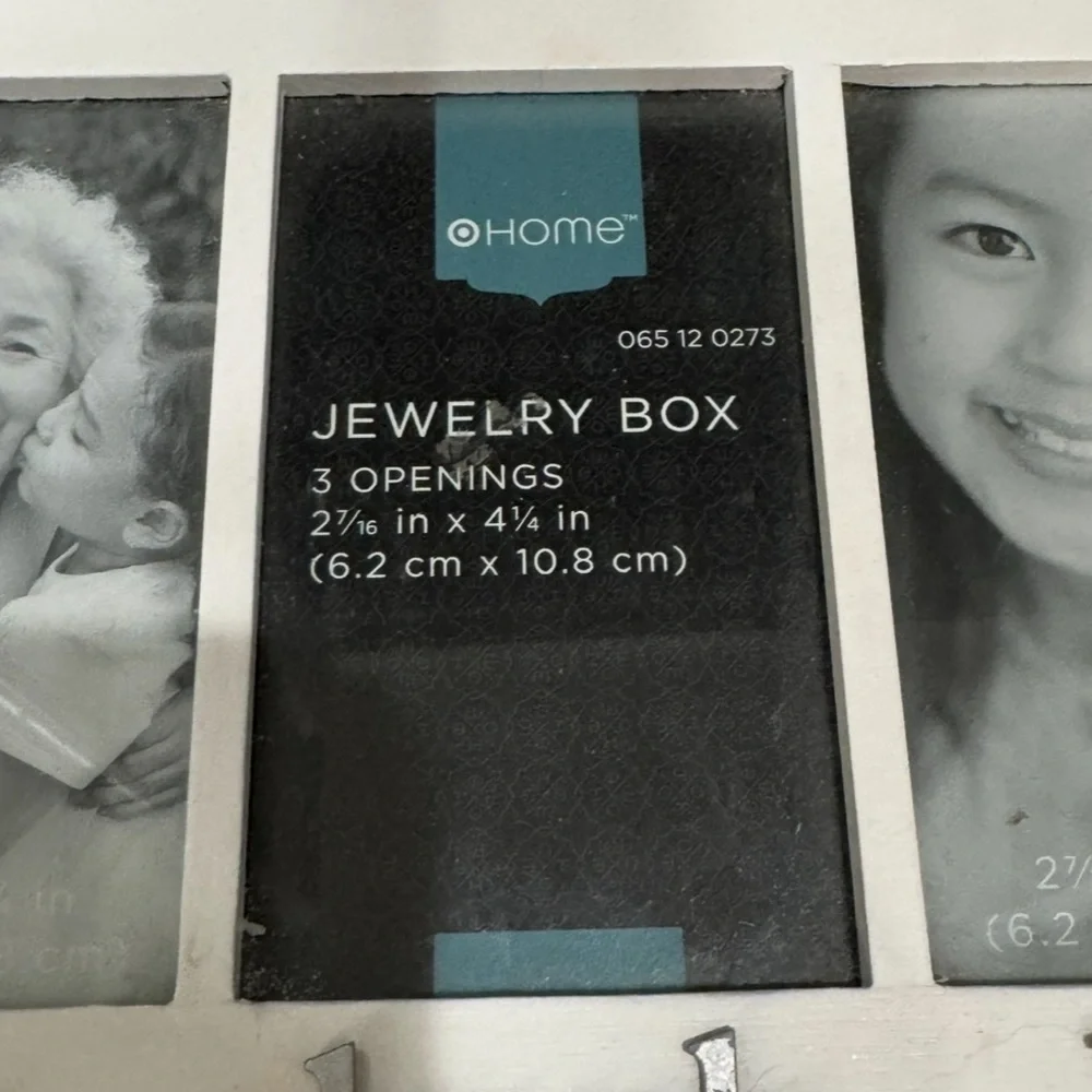 White Wooden VINTAGE (2010) Live, Love, Laugh Jewelry Box